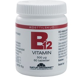 Natur Drogeriet - B12-vitamin 500 μg 60 stk