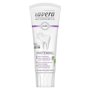 LAVERA NATURKOSMETIK - Tandpasta WHITENING m/fluor - øko, vegansk,100% naturligt, 75 ml
