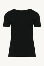 Indlæs billede til gallerivisning AIDA - T-SHIRT - CLAIRE WOMAN - Black  (og et lille C i similisten på det ene ærme)
