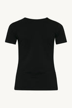 Indlæs billede til gallerivisning ALANIS - T-SHIRT - Black (Claires logo er på brystet i små similisten) - CLAIRE WOMAN