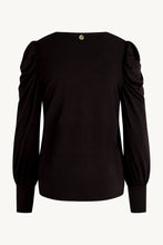 Indlæs billede til gallerivisning SPAR 30%: CLAIRE WOMAN - AYLA T- SHIRT - BLACK (95%Viskose af Bamboo 5% Elasthan)
