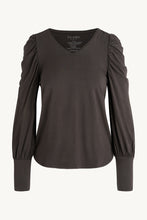 Indlæs billede til gallerivisning SPAR 30%: CLAIRE WOMAN - AYLA T- SHIRT - BROWN (95%Viskose af Bamboo 5% Elasthan)