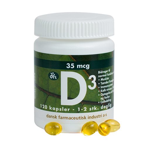 D3-vitamin 35 mcg - 120 kapsl.