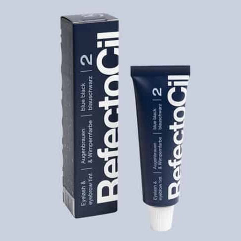 RefectoCil - Eyebrow and eyelash tint - Blue Black No. 2 - GEV GÆTUR: Hetta skal blandast saman við Oxidant Cream 3%