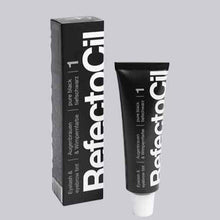 Indlæs billede til gallerivisning RefectoCil - Eyebrow and eyelash tint - Pure Black No. 1 - GEV GÆTUR: Hetta skal blandast saman við Oxidant Cream 3%