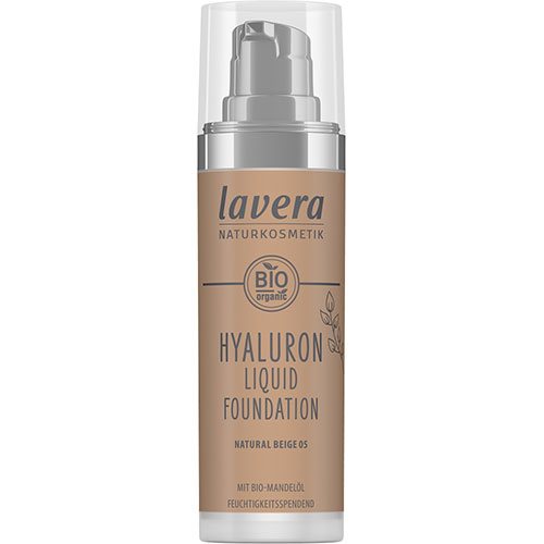 LAVERA NATURKOSMETIK - Foundation Natural Beige 05 Hyaluron Liquid