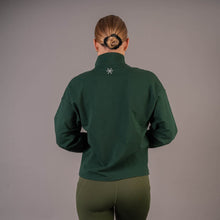 Indlæs billede til gallerivisning Dark Green Zip Sweater - BARA