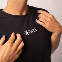 Indlæs billede til gallerivisning BARA - Black T-Shirt Dress