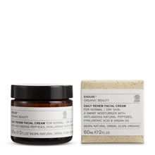 Indlæs billede til gallerivisning EVOLVE - DAILY RENEW FACIAL CREAM 30/60 ML (normal-tør hud)