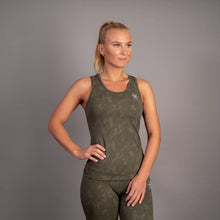 Indlæs billede til gallerivisning SPAR 20%: Khaki Camo Tank Top - BARA