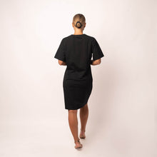 Indlæs billede til gallerivisning BARA - Black T-Shirt Dress