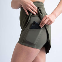 Indlæs billede til gallerivisning Khaki Running Skirt  - BARA
