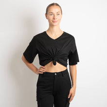 Indlæs billede til gallerivisning BARA - Black Recycled T-shirt