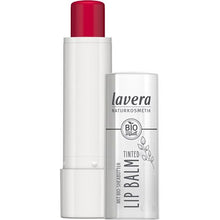 Indlæs billede til gallerivisning LAVERA NATURKOSMETIK - Tinted Lip Balm Strawberry Red 03