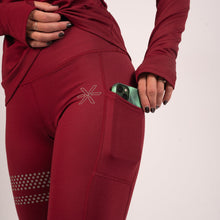 Indlæs billede til gallerivisning BARA - Burgundy Winter Tights 2.0
