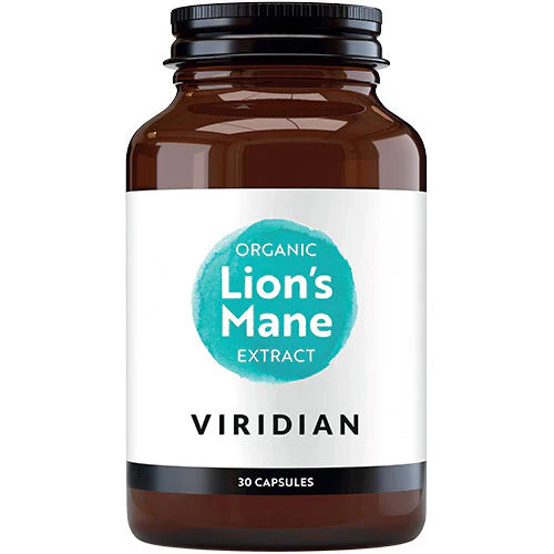 Viridian Nutrition - Organic Lions Mane ekstrakt (vistfrøðiligt) - PRE ORDER (tekur uml. 7-14 dagar at koma á goymslu, um tað er á goymslu hjá veitaranum)