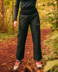 BARA - Black Winter Quilted Pant