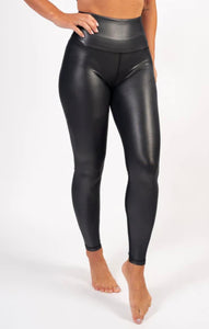 BARA - Faux Leather Shape Tights 2.0