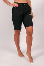 Indlæs billede til gallerivisning BARA - Black Zip-Off Hiking Pants
