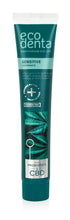 Indlæs billede til gallerivisning ECODENTA - SENSITIVE Toothpaste with CBD and PROBIOTICS - 75 ml - UTTAN FLUOR - PRE ORDER (7-14 dagar til tað er á goymslu)
