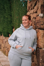 Indlæs billede til gallerivisning BARA - Heather Grey Signature Hoodie
