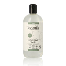 Indlæs billede til gallerivisning BYOMS - SENSITIVE - PROBIOTIC LAUNDRY LIQUID - ECOCERT - No perfumes (1000 ML)
