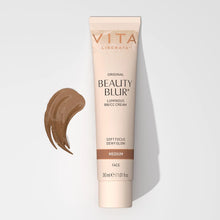 Indlæs billede til gallerivisning VITA LIBERATA - ORIGINAL BEAUTY BLUR, MEDIUM (Luminous BB/CC CREAM - DEWY GLOW - primer &amp; tinted moisturiser) - GEV GÆTUR: PRE ORDER
