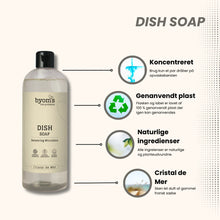 Indlæs billede til gallerivisning BYOMS - Dish Soap (Mild og frisk duft af Cristal De Mer) 480 ml
