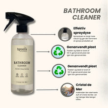 Indlæs billede til gallerivisning BYOMS - Bathroom Cleaner (Mild og frisk duft af Cristal De Mer) 480 ml
