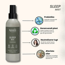 Indlæs billede til gallerivisning BYOMS - SLEEP MIST – PROBIOTIC AROMA THERAPY - Bergamot, Lavender &amp; Ylang-ylang 200 ml
