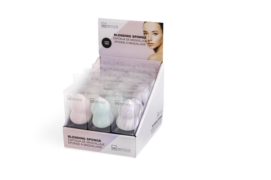 IDC Blending Sponge Marble - Vel ímillum tríggjar litir