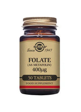 Indlæs billede til gallerivisning Solgar - Folat (Metafolin / L-methylfolat) 400ug - PRE ORDER (tekur vanligt uml. 7-14 dagar at koma til FO)
