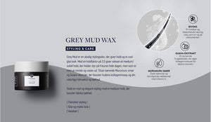 HH Simonsen - GREY MUD WAX, 90 ML - TILBOÐ: SPAR 20%