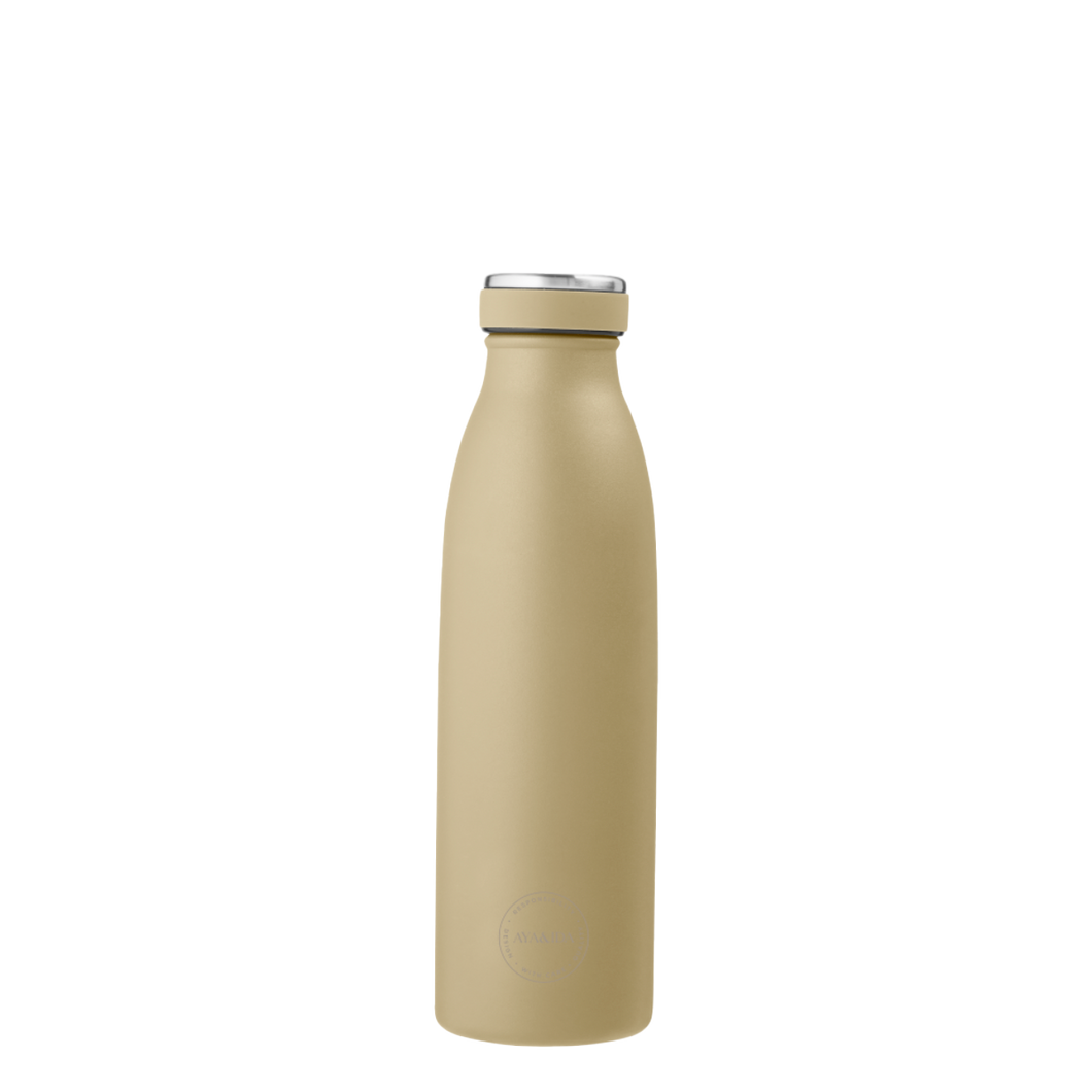 AYA&IDA - Drikkeflaske - DUSTY YELLOW - 500 ML