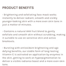 Indlæs billede til gallerivisning EVOLVE -  Evolve Miracle Vitamin C Mask, 30/60 ml
