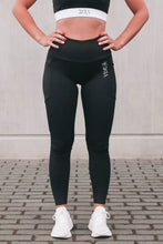 Indlæs billede til gallerivisning BARA - Black Icon Tights (to lommer m/lynlås)  NEW !!! NOW WITHOUT FRONT SEAM !!
