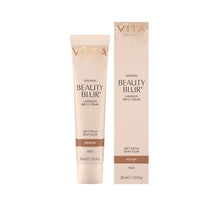 Indlæs billede til gallerivisning VITA LIBERATA - ORIGINAL BEAUTY BLUR, MEDIUM (Luminous BB/CC CREAM - DEWY GLOW - primer &amp; tinted moisturiser) - GEV GÆTUR: PRE ORDER
