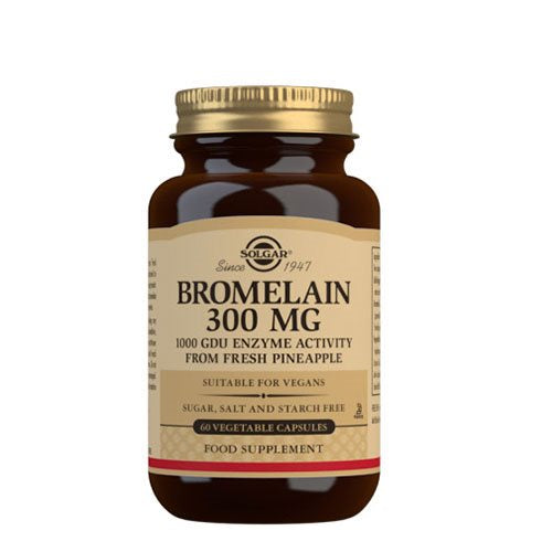 SOLGAR - Bromelain 300 mg 60 kaps.