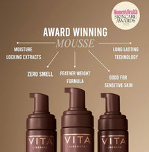 Indlæs billede til gallerivisning Vita Liberata - The Mousse - MEDIUM 200 ml (Selvbruner mousse med guidefarve)
