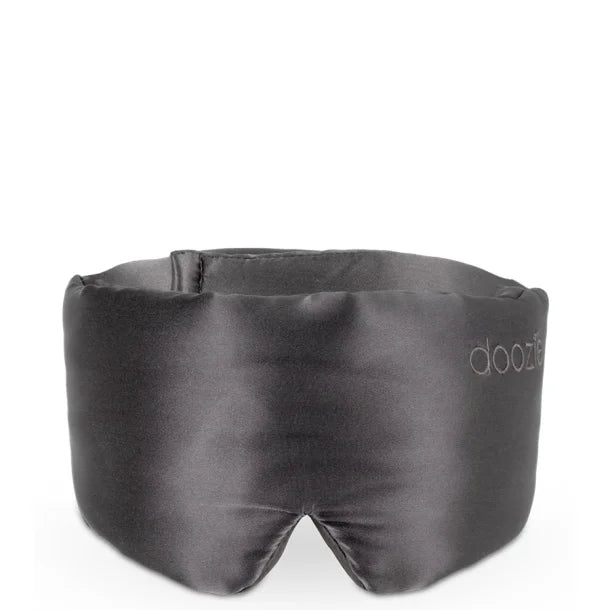 DOOZIE - Luxury Sleep Mask (Mulberry Silke i 22 momme - en kraftig kvalitet) - Anthracite