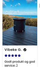 Indlæs billede til gallerivisning Tubfamily original luksus isbad - Pop op - sort - transportabelt

