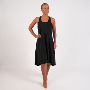 BARA - Black Flowy Dress