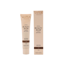 Indlæs billede til gallerivisning VITA LIBERATA - ORIGINAL BEAUTY BLUR - DARK (Luminous BB/CC CREAM - DEWY GLOW - primer &amp; tinted moisturiser)
