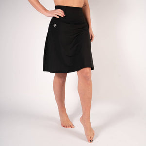 BARA - Black Long  Running Skirt 2.0