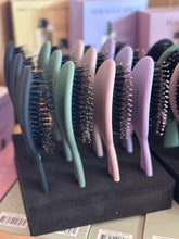 Indlæs billede til gallerivisning HH Simonsen - GLOSS BRUSH MIDI, Black - Purple - Army green - Dusty rose
