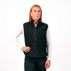 BARA - Black Essential Fleece Vest