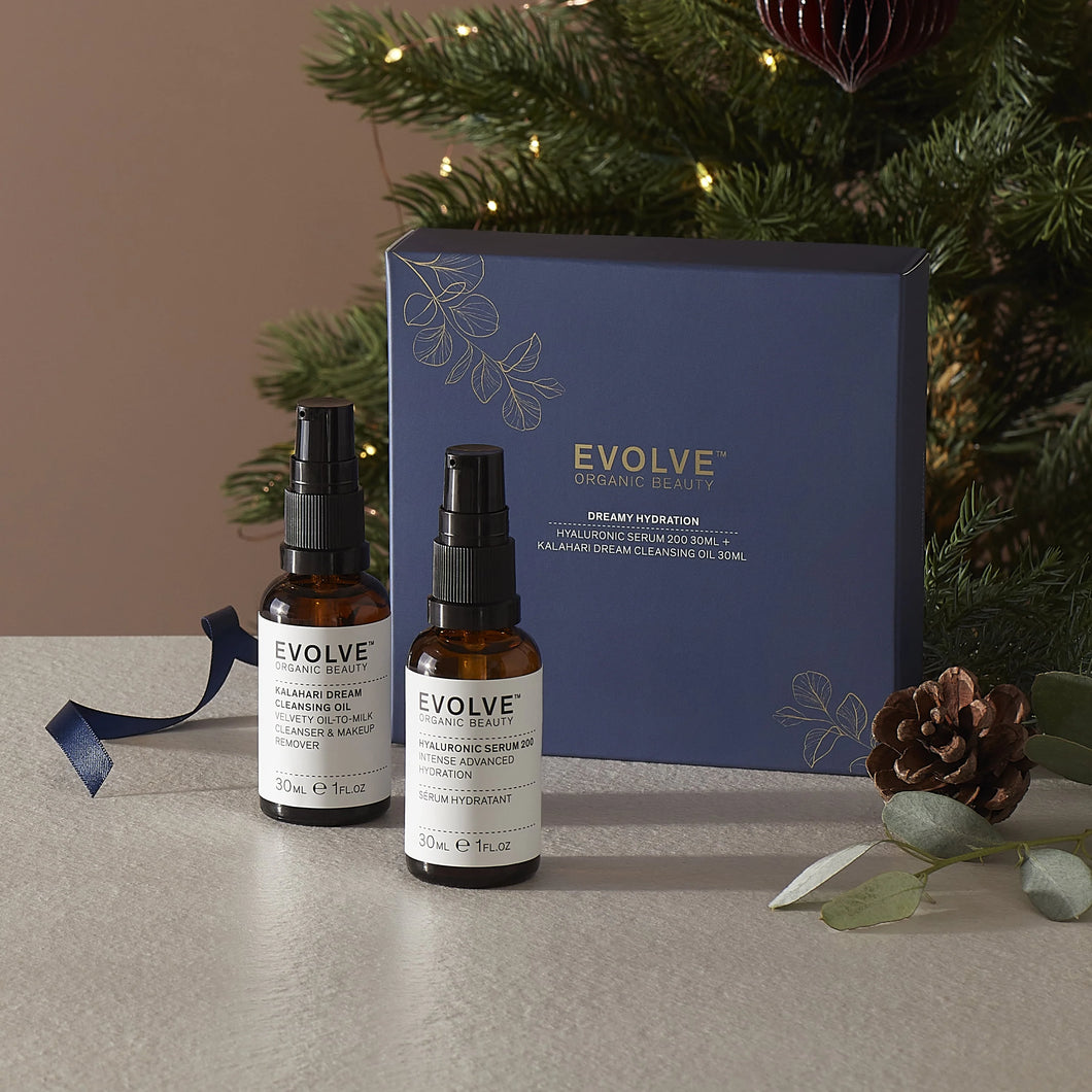 Evolve - GÁVUSETT Dreamy Hydration (Hyaluronic Serum 30ml + Kalahari Dream Cleansing Oil 30ml)