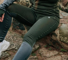 Indlæs billede til gallerivisning BARA - Olive High Waist 100% Merino Wool Pant
