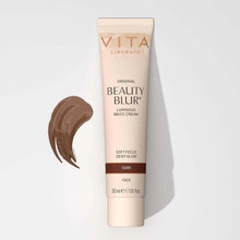 Indlæs billede til gallerivisning VITA LIBERATA - ORIGINAL BEAUTY BLUR - DARK (Luminous BB/CC CREAM - DEWY GLOW - primer &amp; tinted moisturiser)
