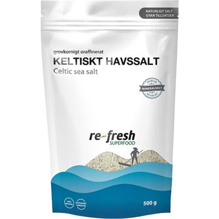 Refresh Superfood - Groft Keltisk Havsalt 500 gr.